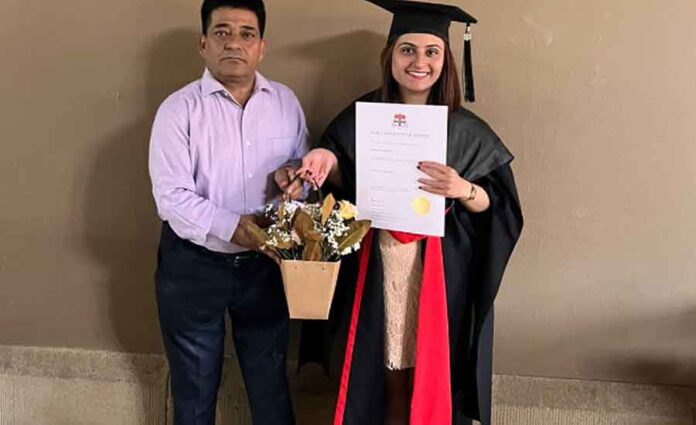 Purva Pradhan awarded doctorate degree from Sydney University, Australia
