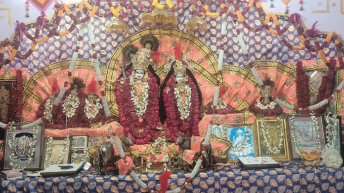 Paush Bada Mahotsav celebrated in Shri Radha Mohan Temple