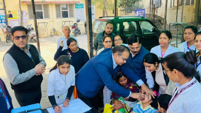 District level sub-national pulse polio vaccination campaign launched
