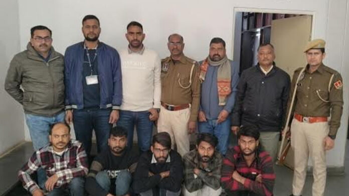 Five miscreants including two vicious Nakbajans from Delhi arrested