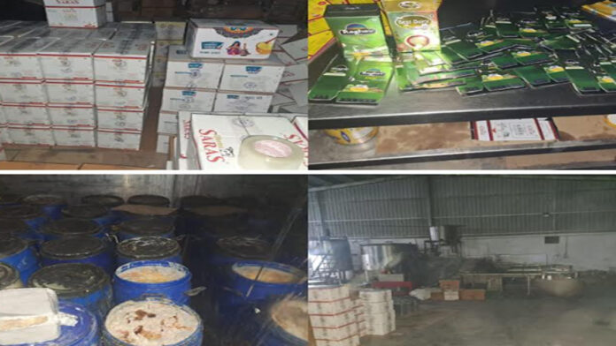 CID Crime Branch raids fake ghee manufacturing factory