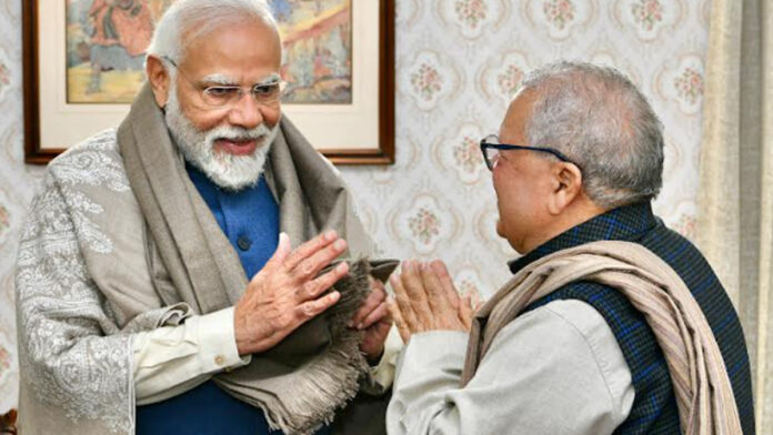 Governor Mishra met Prime Minister Narendra Modi