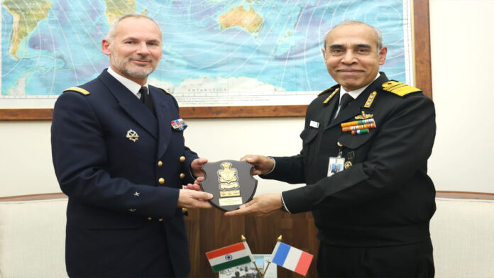 17th talks held between Indian Navy and French Navy