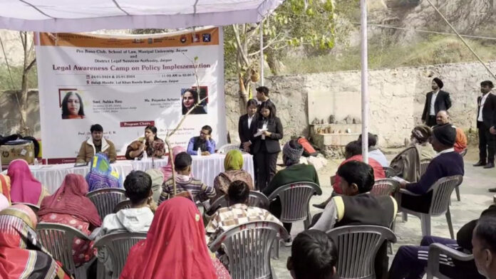 Manipal University Jaipur organized awareness camp on policy implementation