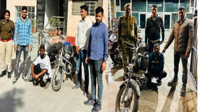 Vicious vehicle thieves Monty alias Huddi and Ajay alias Charsi arrested