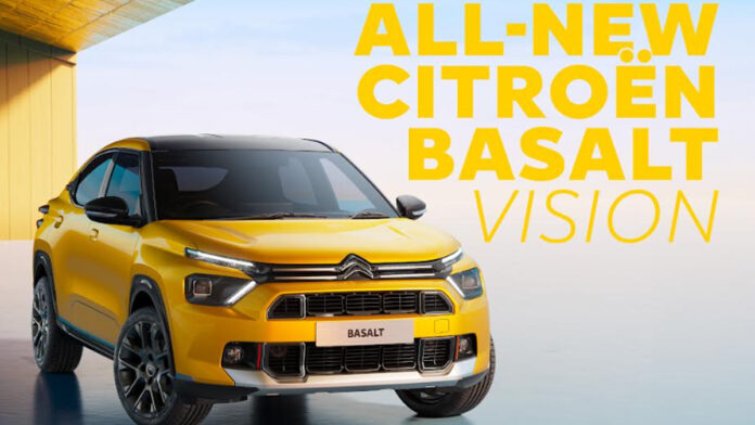 New Citroën Basalt Vision: SUV coupé with bold design and space