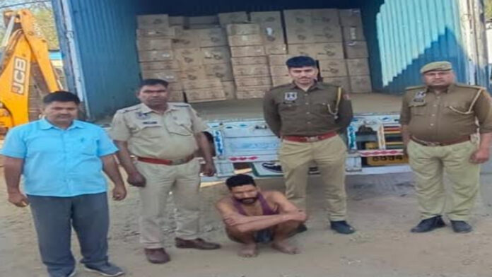 Truck filled with illicit liquor worth Rs 1 crore seized and driver arrested