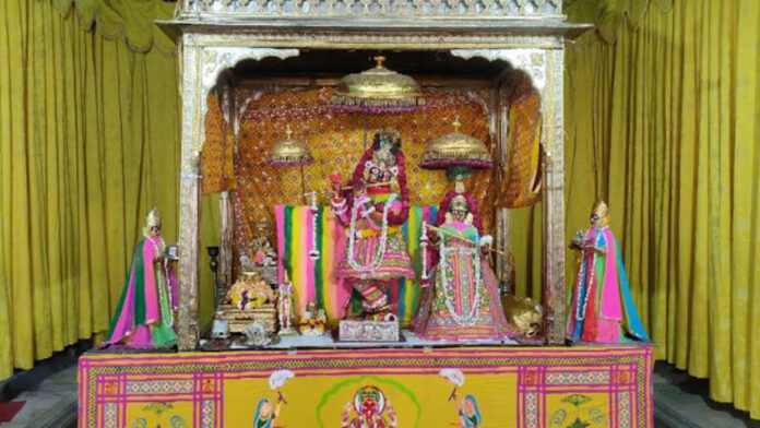 Rachna tableau decorated in Govind Devji temple