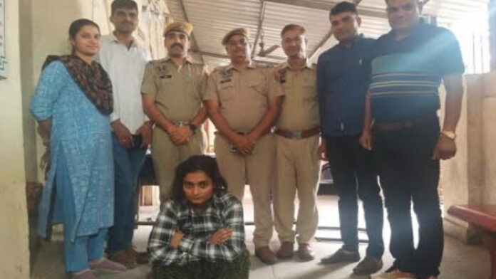 Female drug dealer arrested in Jaipur