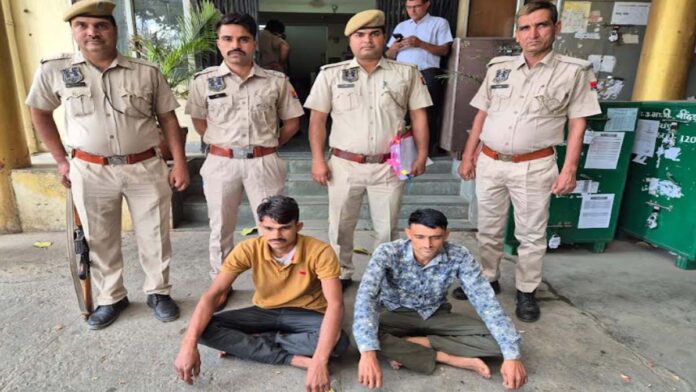 Two accused absconding in attempt to murder case arrested from Dausa