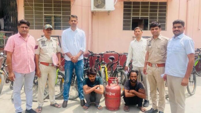 Dinesh and Vishnu arrested for stealing expensive bicycle