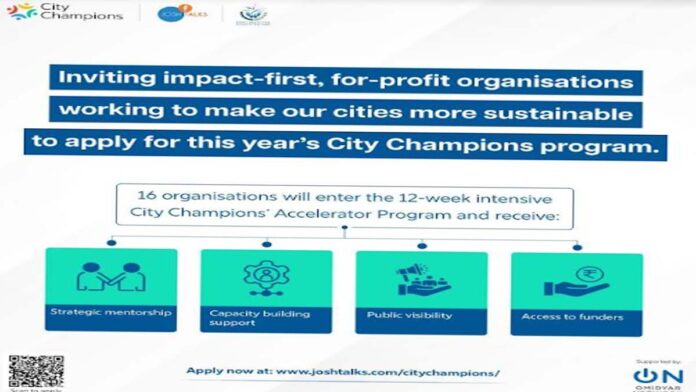 Josh Talks launches City Champions 2024 to accelerate urban development