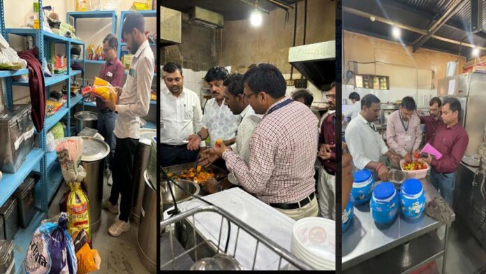 Under special campaign, action was taken against two establishments (restaurants) located on Jaipur Ajmer Road.