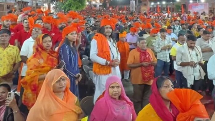 Mass Hanuman Chalisa recitation organized on the sixteenth anniversary of Jaipur bomb blast.