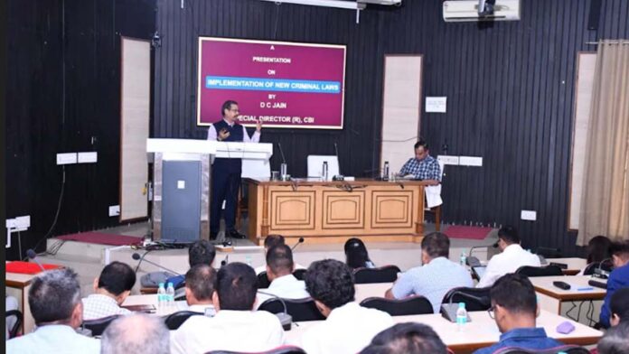 A one-day workshop on the newly amended law was held at Rajasthan Police Academy