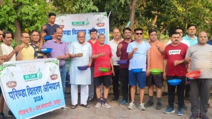 MLA Kalicharan Saraf launches Parinda campaign for birds