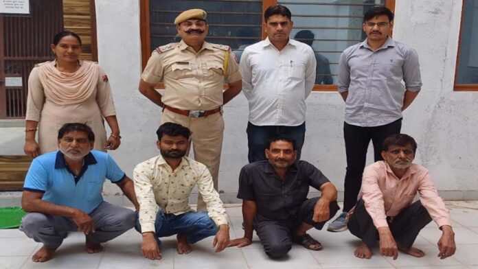 Four arrested including the kingpin who made fake passport of Rohit Godara's fellow gangster Mahendra Saran