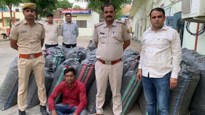 One accused arrested with illegal doda powder worth 1.25 crores