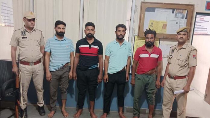 Four miscreants of truck theft gang arrested