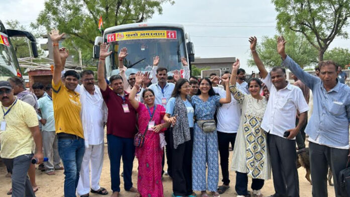 A group of 711 pilgrims left for Baba Shri Amarnath Yatra