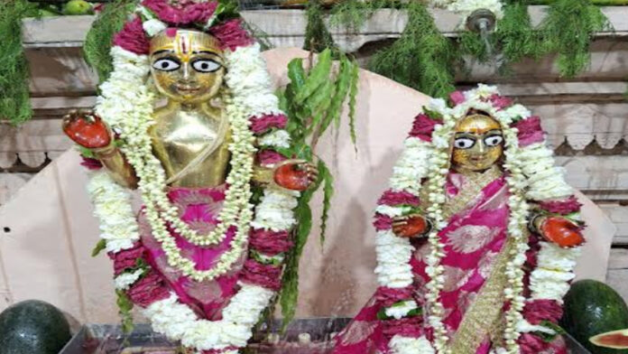 Van Vihar tableau decorated in Shri Sitaram Ji temple