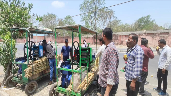 151 kilos of sugarcane juice distributed on Nirjala Ekadashi