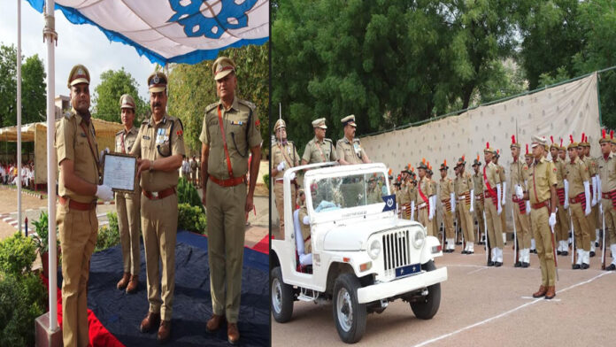 Rajasthan Police Foundation Day celebrated at Reserve Police Line Jaipur Rural