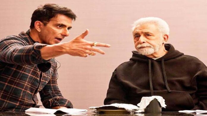 Sonu Sood shares unseen photos with Naseeruddin Shah from the sets of 'Fateh'