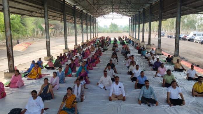 International Yoga Day: 36 lakh students performed yoga in schools across the state