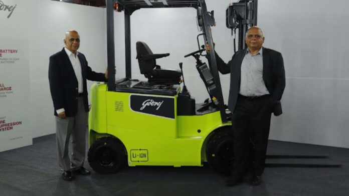 Godrej & Boyce launches first lithium-ion powered forklift truck