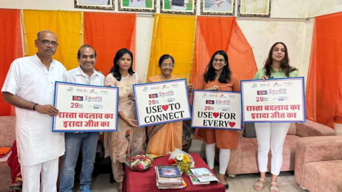 AU Jaipur Cyclothon inaugurated with the theme Use Heart for Action