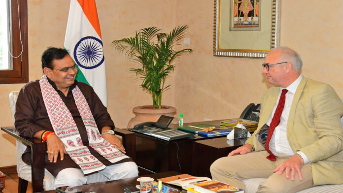 Chief Minister Bhajan Lal Sharma meets British Deputy High Commissioner