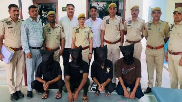 Four miscreants who kidnapped a student and demanded a ransom of Rs 1.5 lakh were arrested