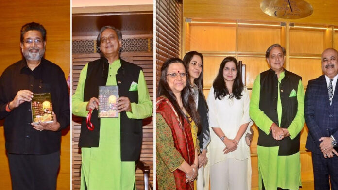 Shashi Tharoor unveils Prabha Khaitan Foundation's book rack at Taj City Centre in Kolkata