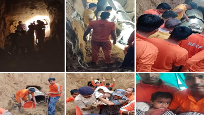 2 year old innocent Neeru was rescued after she was trapped in a 35 feet deep pit