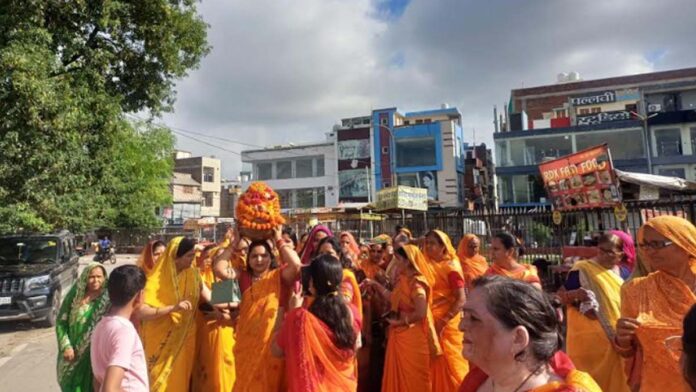 Shakti Kalash reached Murlipura from Shantikunj Haridwar