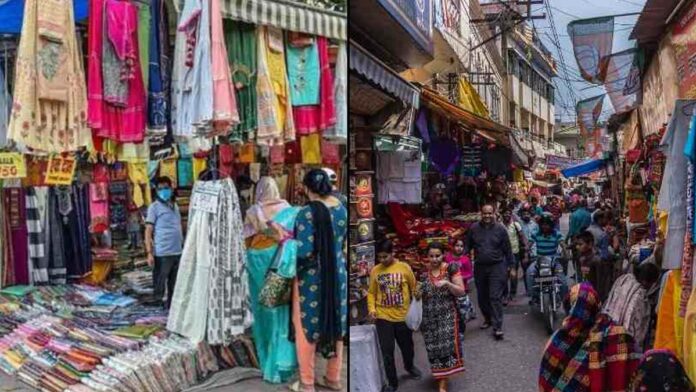 As soon as the Shradh Paksha ended, the deserted market again became vibrant