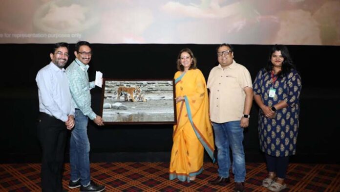 Jaipur Tiger Festival organised a special premiere of 'The Wild Robot' movie for children