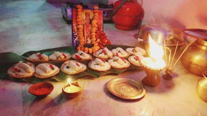 On the second day of Daala Chhath, Kheer and Pitha were offered to Chhath Maiya