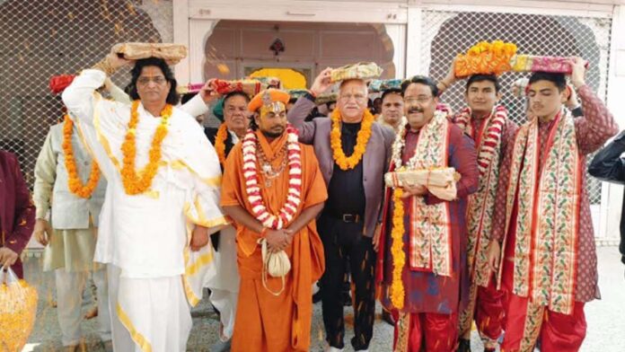 Bhagwat Katha organized in Geeta Gayatri Temple