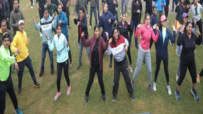 Youth Day celebration of 16th AU Jaipur Marathon immersed in passion for fitness