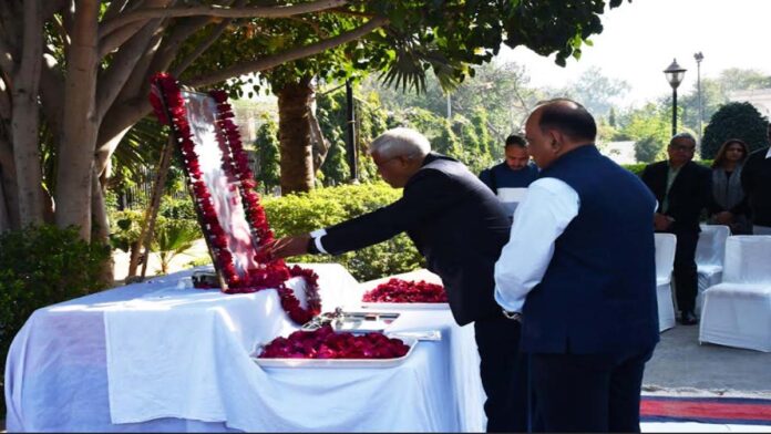 On Martyrs' Day, the immortal martyrs were remembered at the Police Headquarters