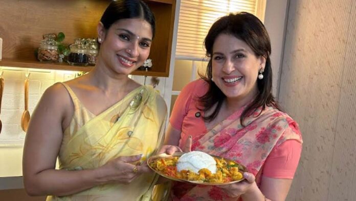 Actress Tanisha Mukherjee is an expert in cooking