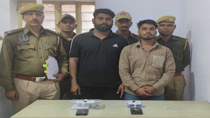 Two miscreants arrested with illegal country-made pistol and three live cartridges