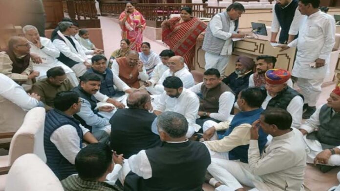 Six opposition MLAs including Dotasara suspended from Rajasthan Assembly