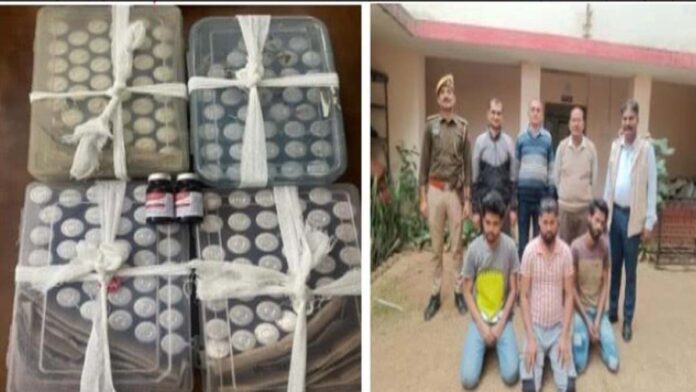 Police seized a huge quantity of Evil injections used for intoxication