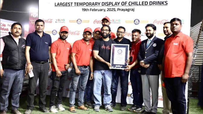 Coca-Cola India and SLMG Beverages create a Guinness World Record at Maha Kumbh 2025!