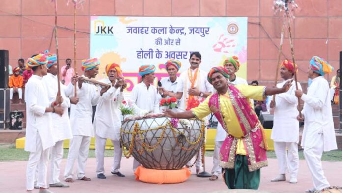 Fagotsav organized in JKK, colors of Holi reflected in Rajasthani folk culture